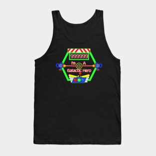 Galactic Hero High Score Theme Park Ride Tank Top